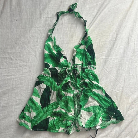 🌱 Y2K ALT GRUNGE BOHO 90S WHIMSIGOTH LACE BABYDOLL HALTER TANK - Picture 1 of 2
